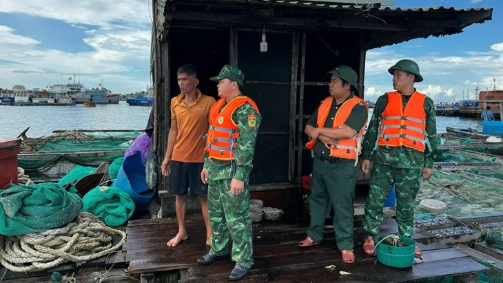 边防力量检查12号台风应付工作