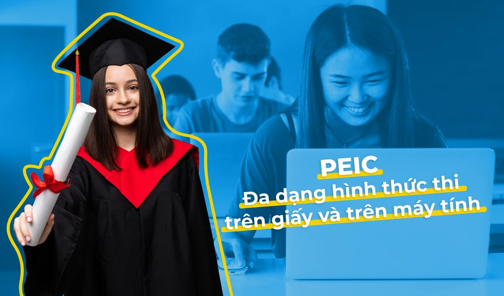 Chứng chỉ tiếng Anh quốc tế PEIC có thêm hình thức thi trên máy tính