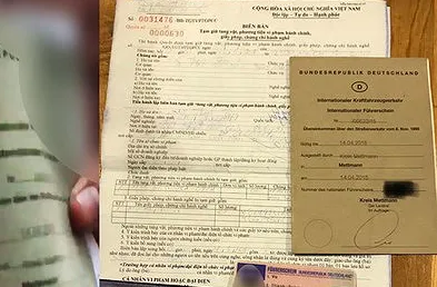 Vụ dùng GPLX của Đức cấp: Người vi phạm xuất trình bằng lái quốc gia, CSGT trả lại ô tô tạm giữ ảnh 1