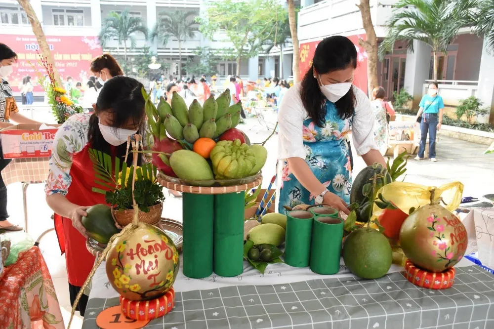 Nhiều chương trình ý nghĩa, thiết thực tại chợ Hoa Xuân “Trên bến dưới thuyền” năm 2023 ảnh 3 Nhiều chương trình ý nghĩa, thiết thực tại chợ Hoa Xuân “Trên bến dưới thuyền” năm 2023 ảnh 3