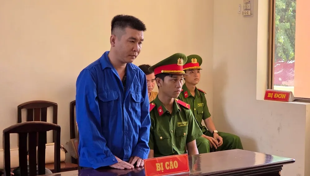 Bị cáo Hà Văn Nhãn tại tòa 4404EE70-F8FD-4D93-B90F-E9EB729F6F7E.jpeg