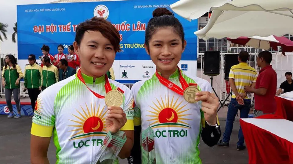 Nguyễn Thị Thật, Kim Ngân là 2 tay đua mang HCV nhiều nhất cho xe đap An Giang.