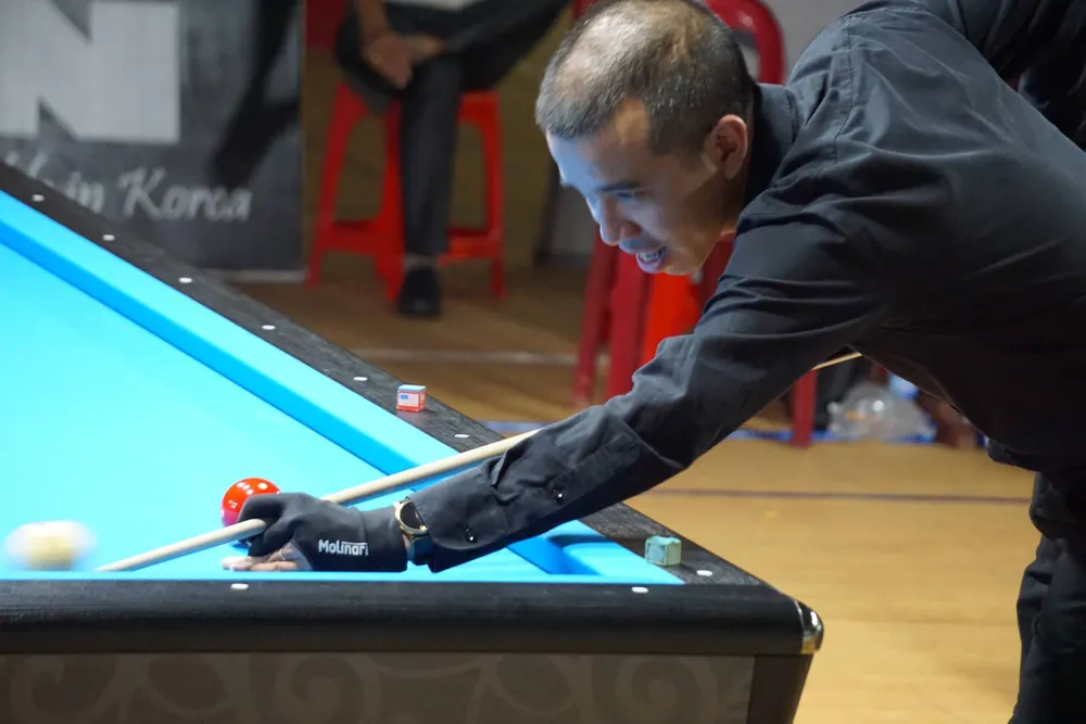 Vua Billiards 3 băng Việt Nam Trần Quyết Chiến thử thách nội dung 1 băng ở giải quốc gia ảnh 1