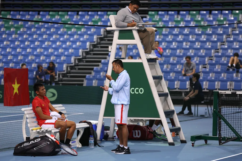 Đội tuyển quần vợt Việt Nam chạm một tay đến chiếc vé thăng hạng giải quần vợt Davis Cup ảnh 1