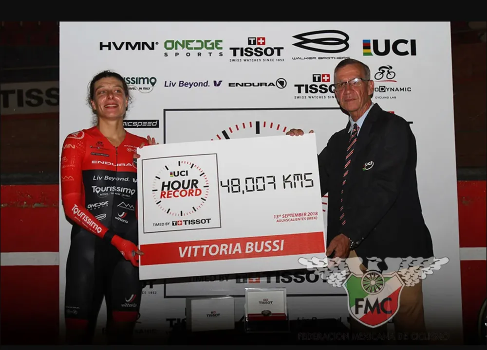 Vittoria Bussi từng giành UCI Hour Record 2018