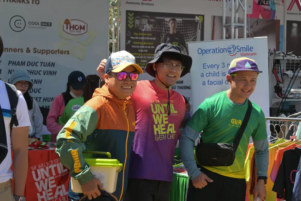 Các VĐV rất hồ hởi tham gia cuộc thi