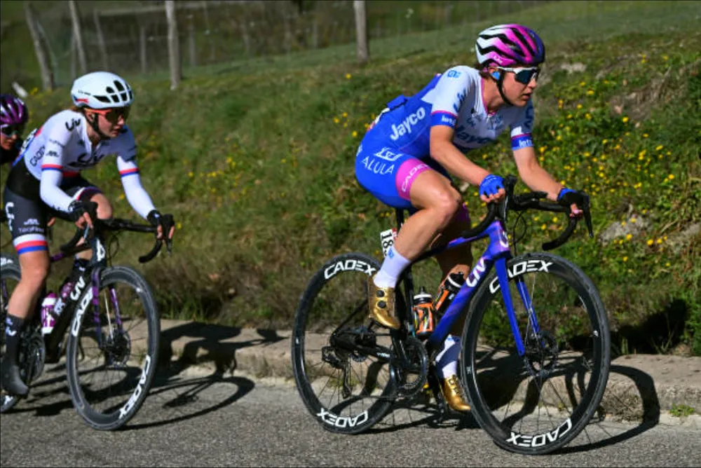 Kristen Faulkner tại Strade Bianche 2023