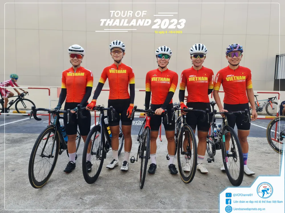 5 tay đua nữ Việt Nam tham dự giải