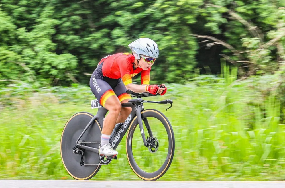 Nguyễn Thị Thu Mai trên đường đua