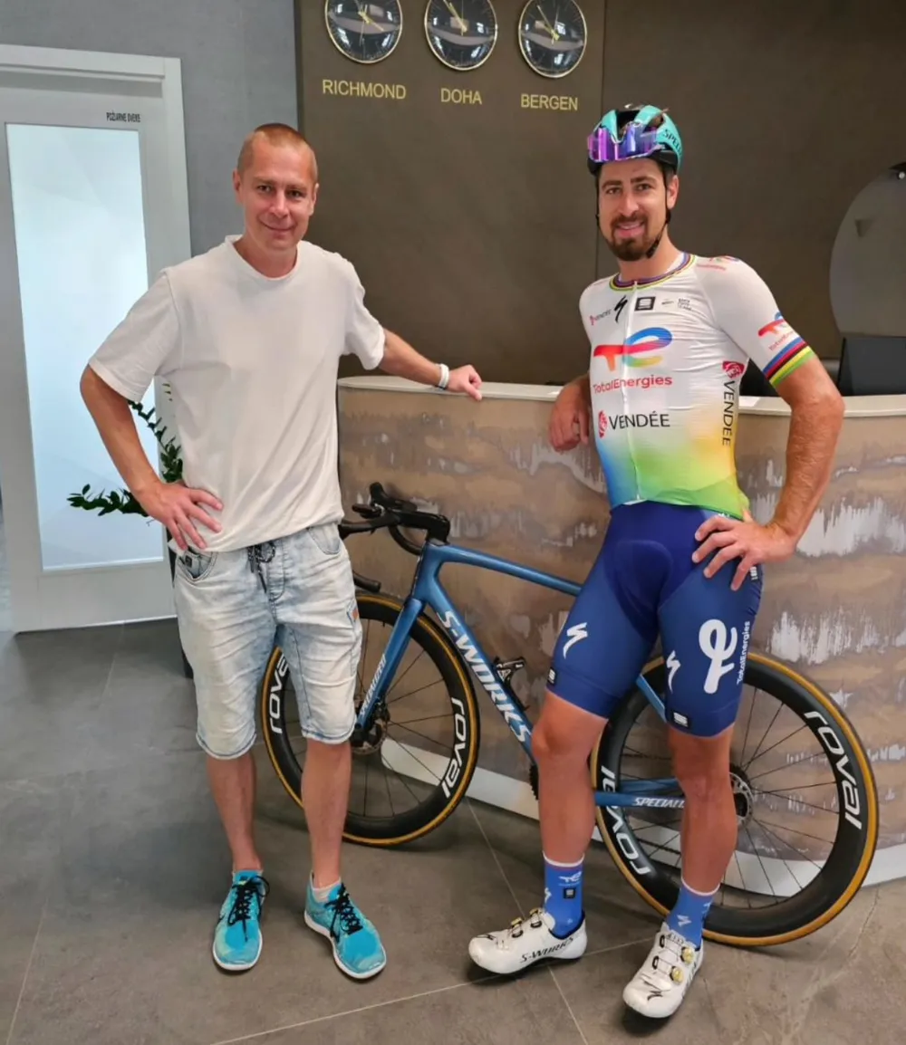 Peter Sagan đang muốn thành công cùng CLB TotalEnergies