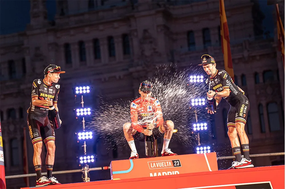Cả 3 vị trí đứng đầu Vuelta a Espana 2023 đều thuộc về đội Jumvo-Visma
