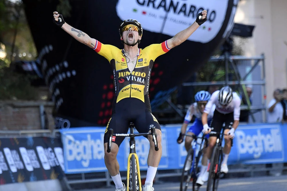 Primoz Roglic ngất ngây với chiến thắng