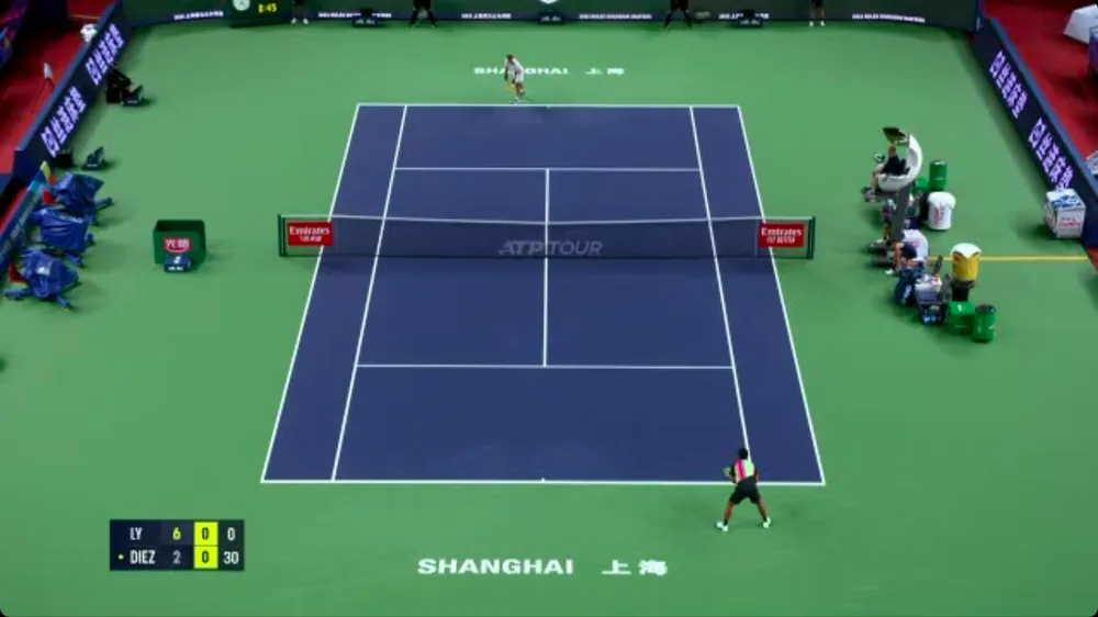 Lý Hoàng Nam thi đấu ở giải Thượng Hải Lý Hoàng Nam thi đấu ở giải Thượng Hải