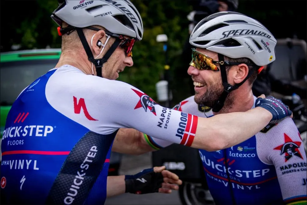 Michael Morkov và Mark Cavendish từng là đồng đội