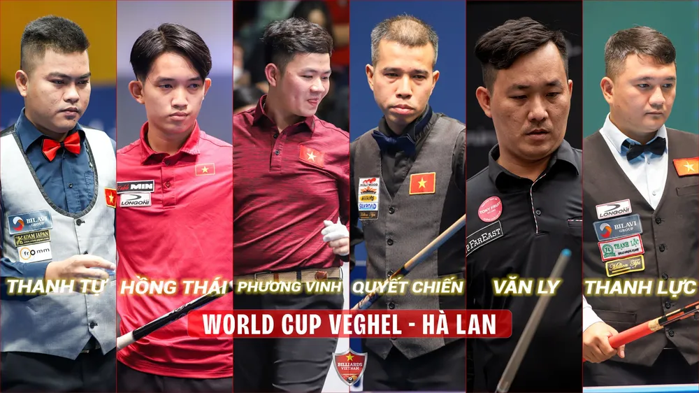 Sáu cơ thủ Việt Nam sẽ dự World Cup Veghel Sáu cơ thủ Việt Nam sẽ dự World Cup Veghel