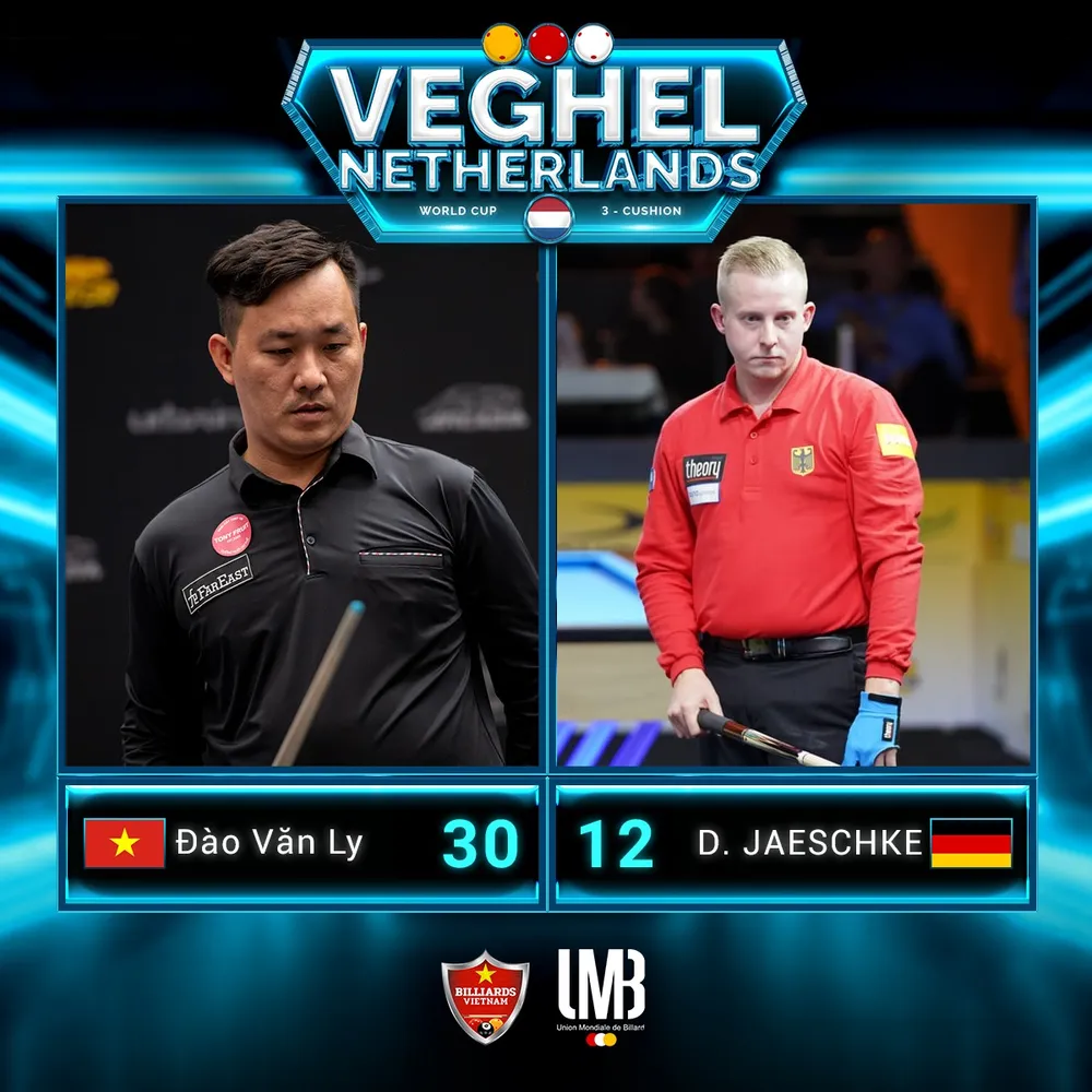 Đào Văn Ly có chiến thắng thuyết phục trước Jaeschke