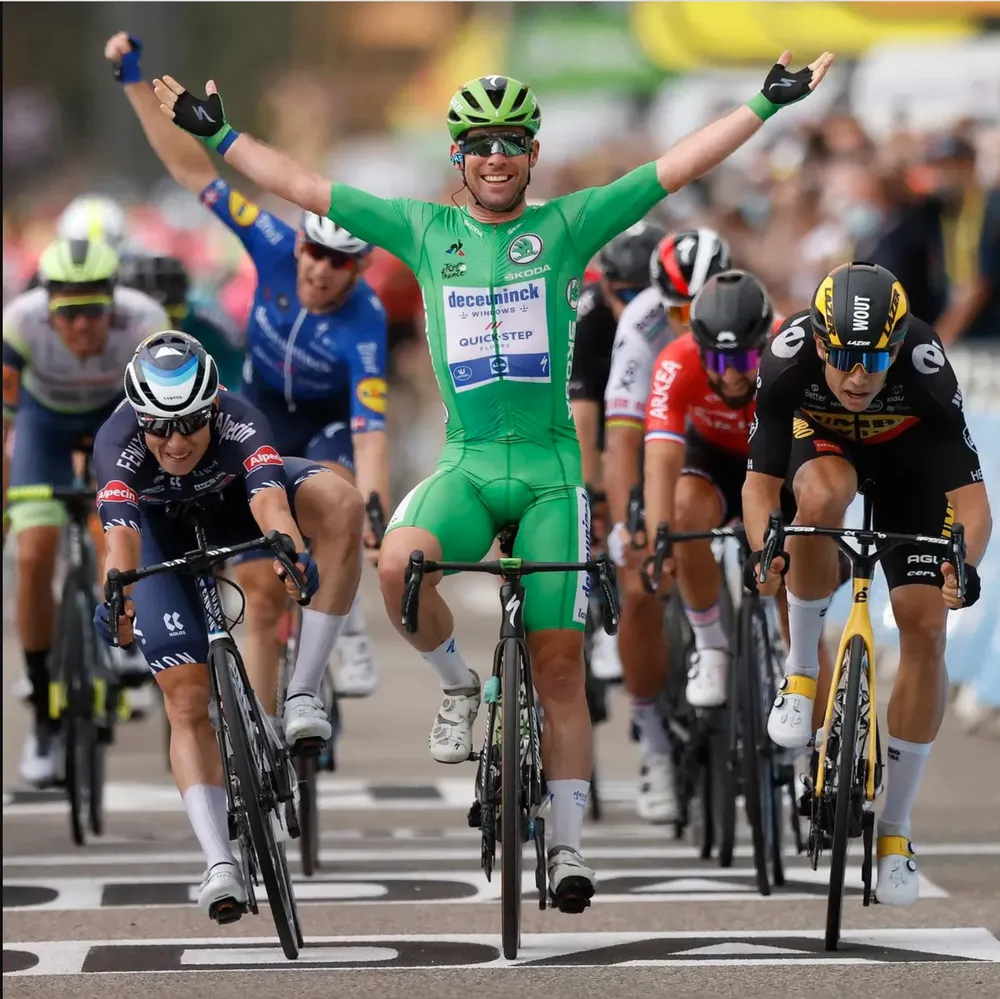 Mark Cavendish từng 34 lần thắng chặng Tour de France