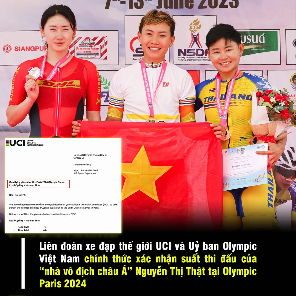 Nguyễn Thị Thật giành HCV vô địch châu Á để nhận suất Olympic Nguyễn Thị Thật giành HCV vô địch châu Á để nhận suất Olympic