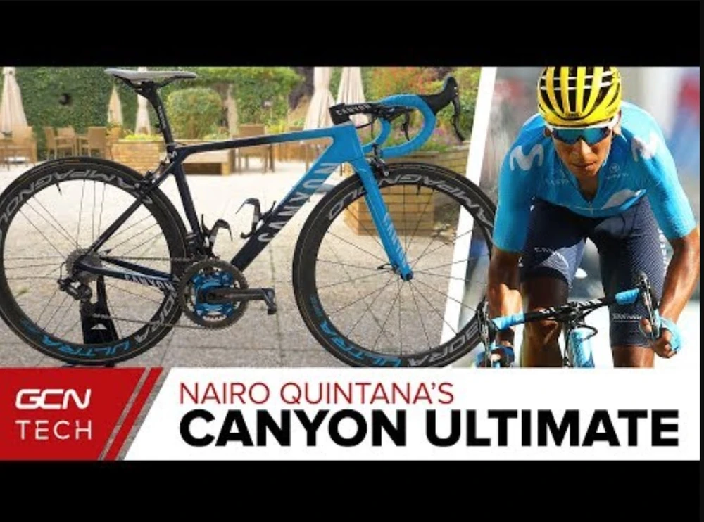 Nairo Quintana với chiếc Canyon Ultimate CFR AXS AXS 2024