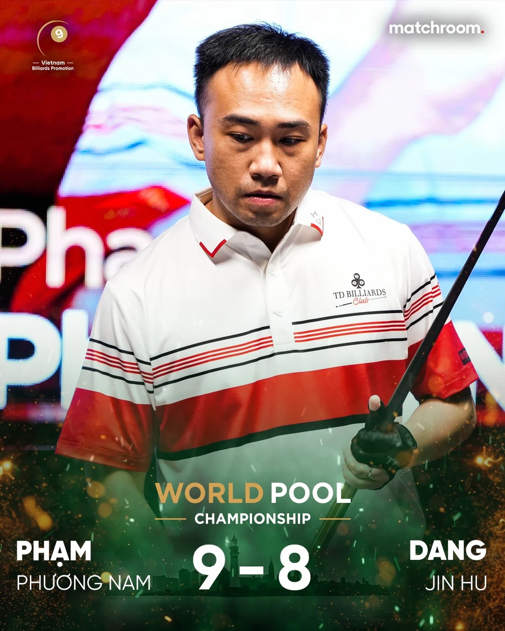 Nguyễn Phương Nam có chiến thắng đầu tiên. Ảnh: Việt Nam Billiards Promotion