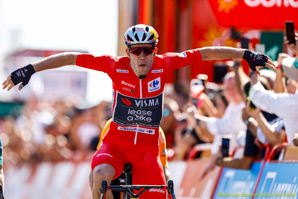 Wout van Aert có chiến thắng đầu tay tại Vuelta a Espana 2024