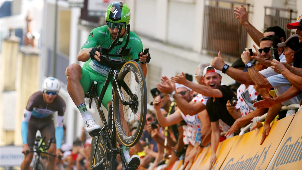 Peter Sagan từng 7 lần giành áo xanh Tour de France