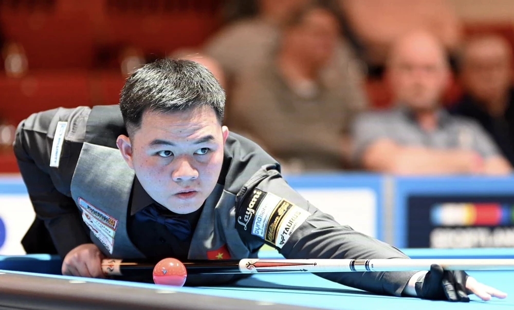 Bao Phương Vinh có giải đấu thành công. Ảnh: German Billiard Union