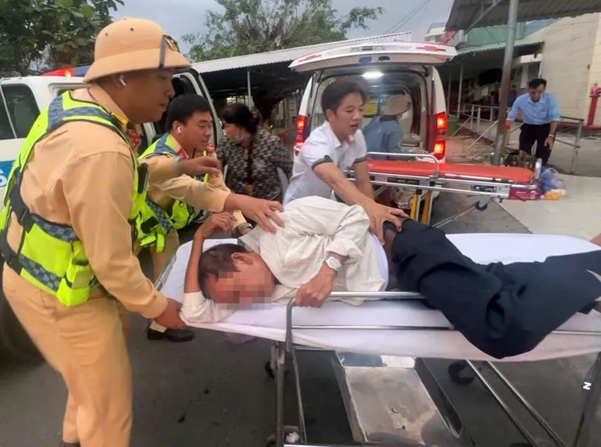 Ông N.L.V được đưa đến bệnh viện trong "thời gian vàng" nên đã tạm qua cơn nguy kịch. Ảnh: CACC