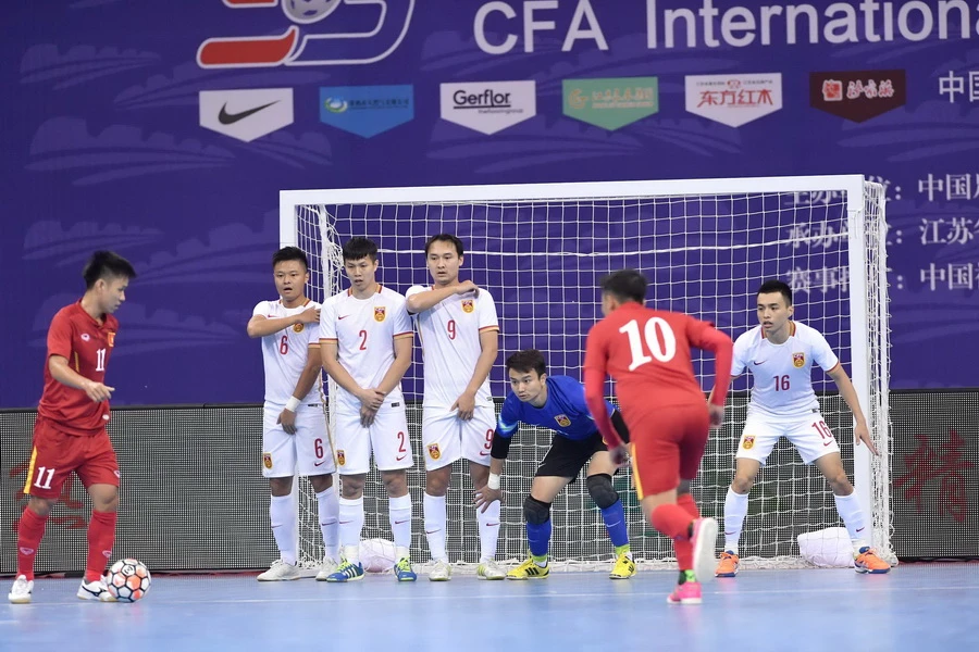 Đội tuyển futsal Việt Nam hướng đến tốp 4 tại AIMAG 5. Ảnh: QUANG THẮNG