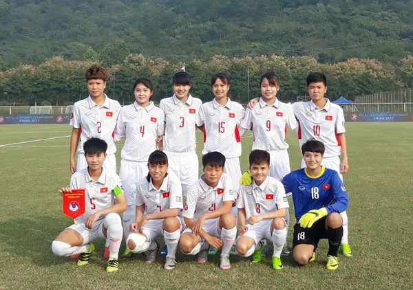 Đội tuyển U19 nữ Việt Nam. Ảnh: VFF