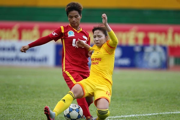 Cuộc đối đầu gần đây giữa hai đội kết thúc với tỷ số 2-0 cho đội TPHCM I. Ảnh: ANH TRẦN