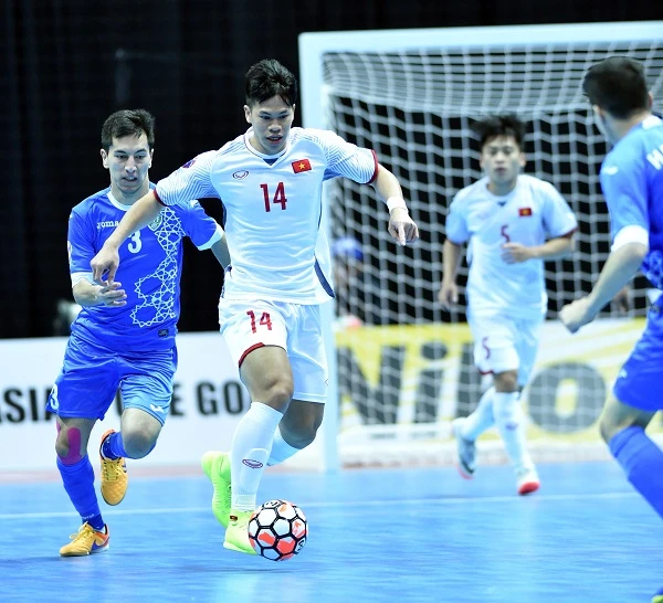 ĐT futsal Việt Nam dừng bước ở vòng Tứ kết. Ảnh: QUANG THẮNG