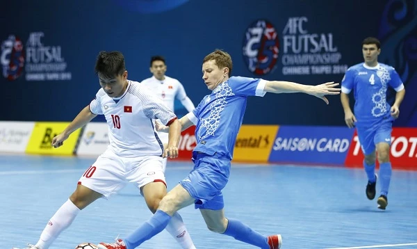 Đức Tùng, chân sút nổi bật nhất của ĐT futsal Việt Nam ở VCK châu Á 2018. 