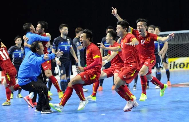 Đội tuyển futsal Việt Nam với kỳ tích World Cup cách đây 2 năm