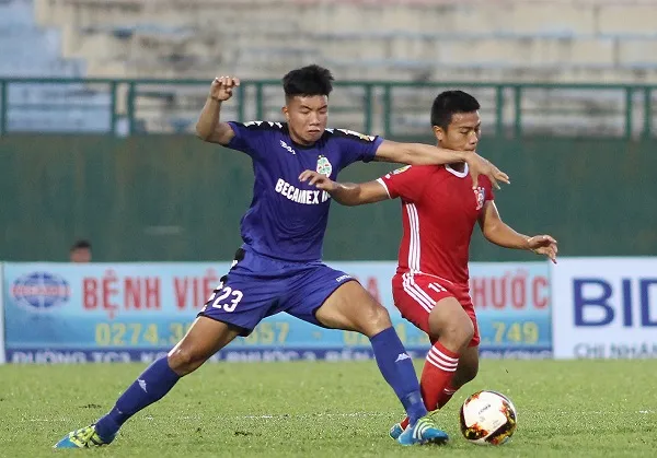 Becamex Bình Dương thắng dễ Bình Định. Ảnh: DŨNG PHƯƠNG