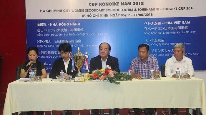 Giải bóng đá THCS nữ TPHCM - Cúp Konoike 2018 ảnh 1