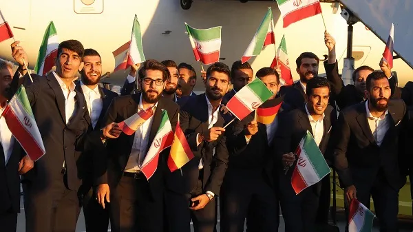 Đội tuyển Iran đã đặt chân đến Nga
