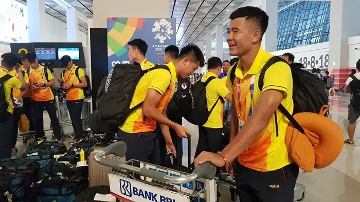 Đội Olympic Việt Nam đến Jakarta ảnh 1