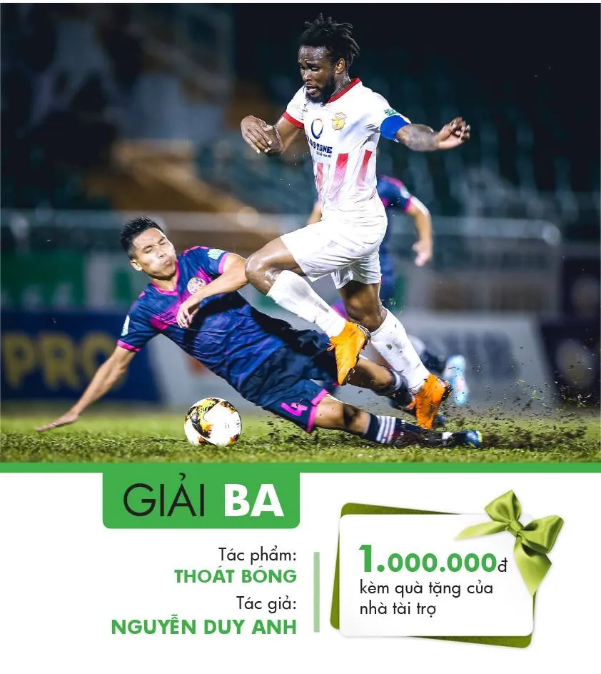 Tác phẩm “Bức tường thép” đoạt giải nhất tháng 7 cuộc thi ảnh “Sắc màu Nuti Cafe V-League 2018“ ảnh 4