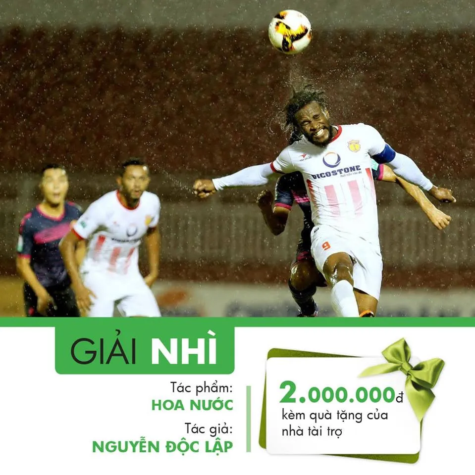 Tác phẩm “Bức tường thép” đoạt giải nhất tháng 7 cuộc thi ảnh “Sắc màu Nuti Cafe V-League 2018“ ảnh 3