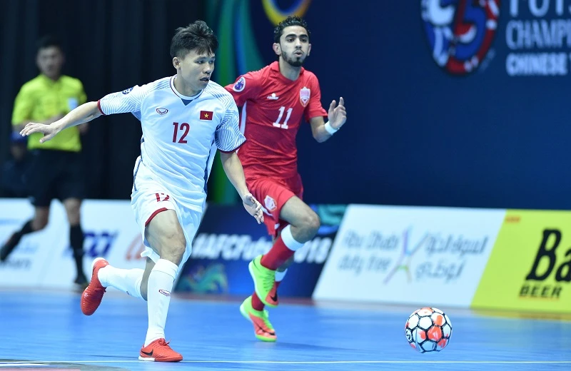 Đội tuyển futsal Việt Nam hướng đến mục tiêu vào chung kết giải Đông Nam Á 2018 .Ảnh: ANH TRẦN