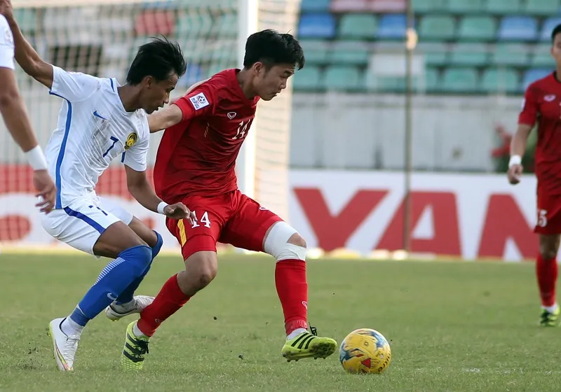 Xuân Trường trong thành phần đội Việt Nam dự AFF Cup 2016. Ảnh: DŨNG PHƯƠNG