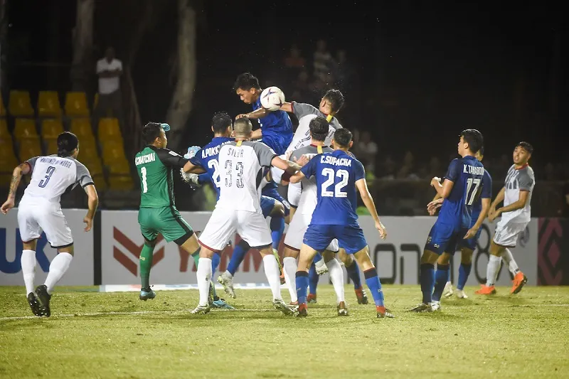 Philippines và Thái Lan bất phân thắng bại với tỷ số 0-0