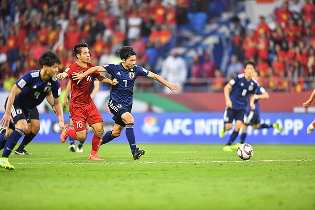 Phút 53, Nhật Bản đã có bàn mở tỷ số. Ảnh: AFC