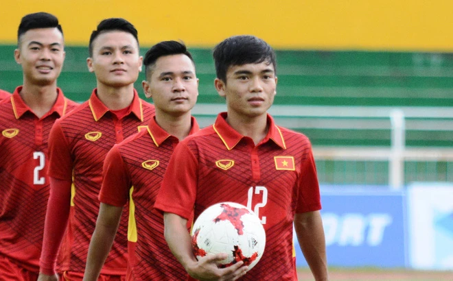 Hoàng Nam tự tin U23 Việt Nam sẽ xếp trên Thái Lan và Indonesia. Ảnh: VFF