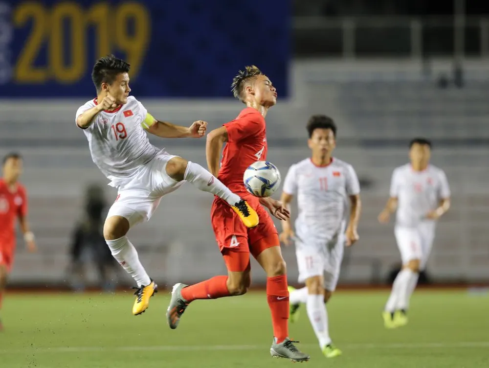 U22 Việt Nam - U22 Singapore 1-0: Giữ vững ngôi đầu bảng ảnh 3 U22 Việt Nam - U22 Singapore 1-0: Giữ vững ngôi đầu bảng ảnh 3