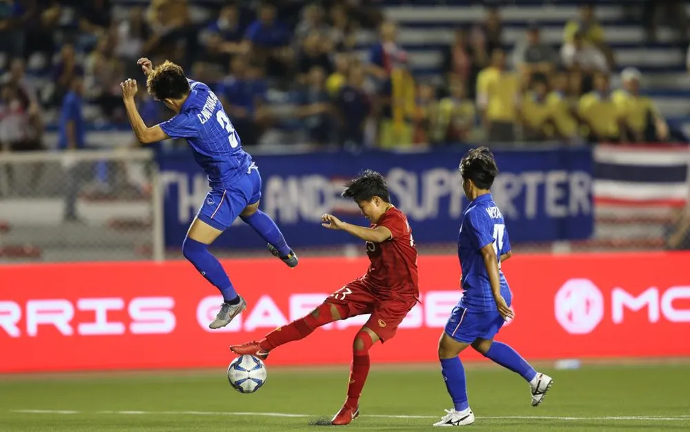 Nữ Việt Nam - Nữ Thái Lan 1-0: Bảo vệ thành công ngôi Hậu ảnh 4