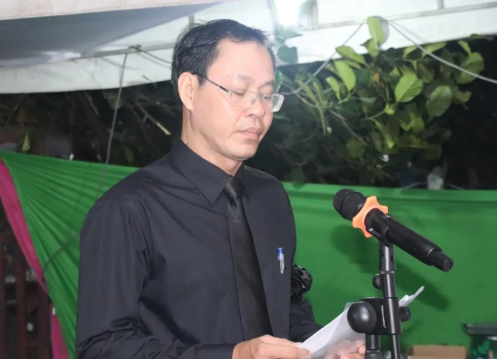 Nhân sĩ Nguyễn Hữu Hạnh đã an nghỉ nơi quê hương “Đất thép thành đồng” ảnh 2 Nhân sĩ Nguyễn Hữu Hạnh đã an nghỉ nơi quê hương “Đất thép thành đồng” ảnh 2