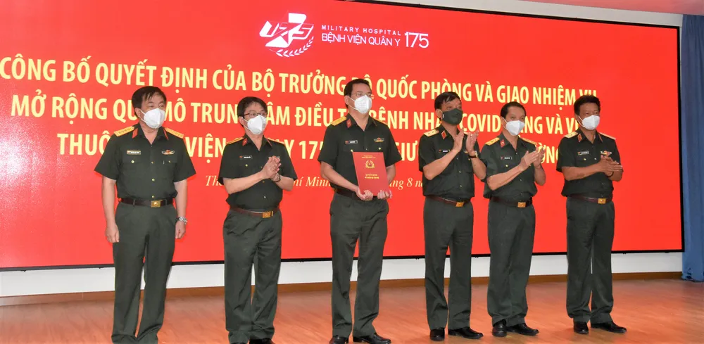 Trung tâm điều trị Covid-19 Bệnh viện Quân y 175 được nâng cấp lên 350 giường ảnh 1
