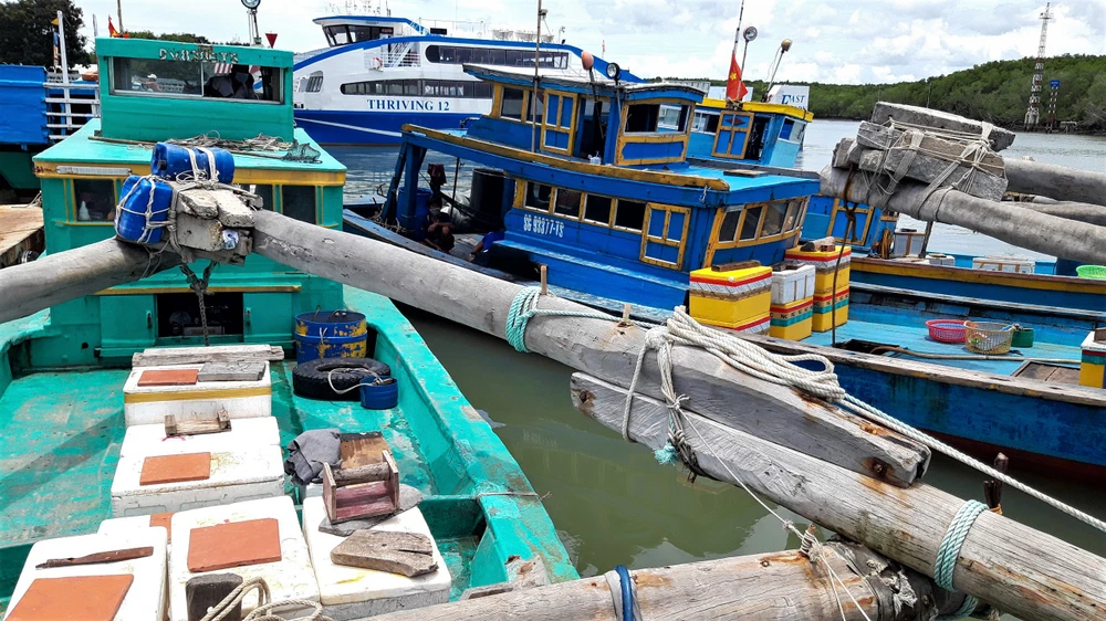 Các phương tiện khai thác thuỷ hải sản trái phép 